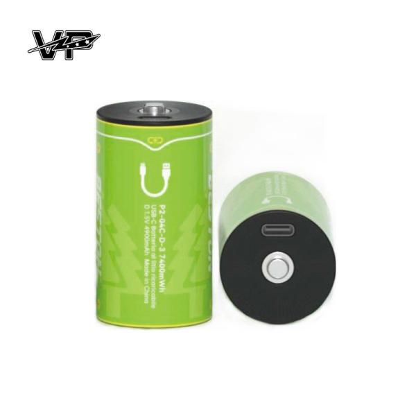 Super Heavy Duty D Size 7400mWh VP Rechargeable Li Ion Battery Type-C Portable