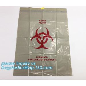 Buy cheap Extra large capacity biohazard drawtape trash bag interleaf coreless roll plastic garbage bag for hospital use, DRAWSTAP from wholesalers