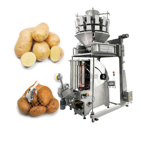 Buy cheap 10 Head Multihead Weigher Potato Onion Mesh Bag Packaging Machine Fruit Combination Weigher Production Line from wholesalers