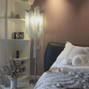 Buy cheap Modern Floor Lamp For Living Room Bedroom Tassel Aluminum Stream Floor Lamp(WH-MFL-157) from wholesalers