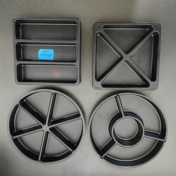 Buy cheap Customize chocolate containers of different shapes with plastic black PS inner tray for chocolate paper boxes from wholesalers