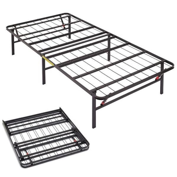 Upgrade Your Sleeping Experience with Our Black Steel Wire Folding Single Bed