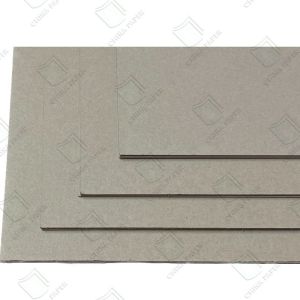 Buy cheap 1.6mm Grey Board Sheets High Stiffness Grey Laminated Chipboard from wholesalers