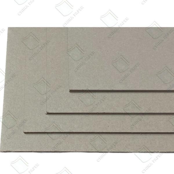 Buy cheap 1.6mm Grey Board Sheets High Stiffness Grey Laminated Chipboard from wholesalers