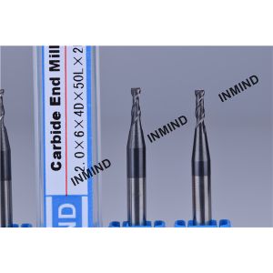 Buy cheap SiN Coating HRC60 Micro End Mill Bits With 1.0 mm Cutting Lenth 0.5 mm Diameter from wholesalers