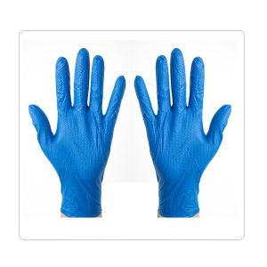 Buy cheap Gardening Blue Nitrile Disposable Work Gloves With High Flexibility from wholesalers