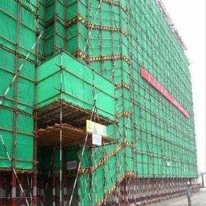 Buy cheap Fire Retardant Plastic Scaffold Safety Net Green Dense Mesh from wholesalers