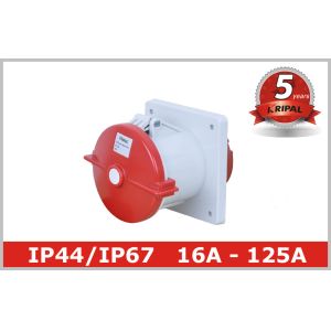 IEC CEE Single Phase Industrial Electrical Sockets And Plugs OEM