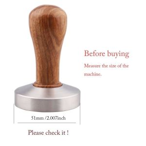 Buy cheap 58mm Espresso Machine Tamper Wood Handle Pressing Coffee Powder from wholesalers