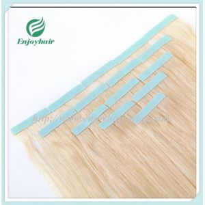 Buy cheap Tape Hair extension 16-28L,100s/pack 60# color Straight malaysian virgin hair from wholesalers