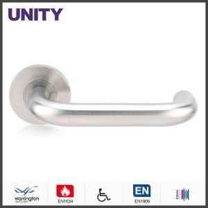 Buy cheap Stainless Steel Fire Door Lever Handle EN1906 and EN1634 Satin Finish from wholesalers