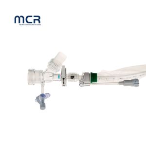 Single Lumen Push Switch And Luer Lock Closed Suction Catheter 72H