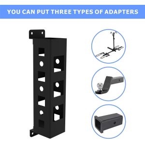 Buy cheap 1" 1.25" 2" Hitch Wall Mount Receiver Hitch Storage Holder Rack Collector 7 Hitch Storage from wholesalers