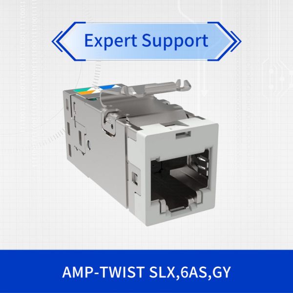 Buy cheap SL Series Modular Jack RJ45 Connector with 10GbE Support IEEE 802.3bt PoE++ and Full 360-degree Shielded from wholesalers