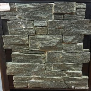 China Natural stone Concrete / Cement Back Wall Stone Panel For Exterior Wall Cladding Decorative on sale