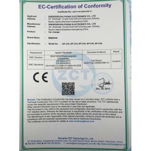 shenzhen Balphone Electronics Co.,Ltd Certifications