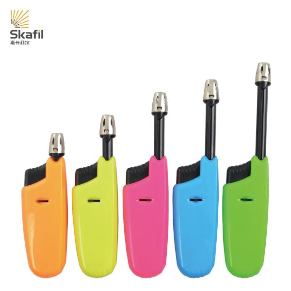 Quality Kitchen Gas Lighter Custom Fire Torch Lighters Fireplace Customized Request 5 Colors for sale