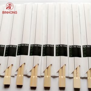 Buy cheap Sterile Twins Natural Bamboo Chopsticks Disposable half paper wrape pack from wholesalers