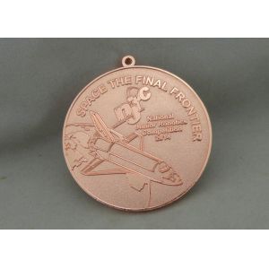 Buy cheap Custom Die Cast Medals For NJRC , Zinc Alloy And Copper Plating Space The Final Frontier from wholesalers