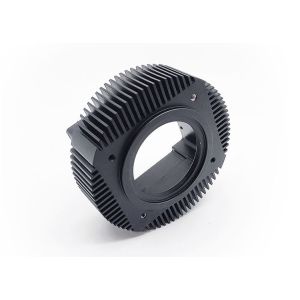 China Black Anodized Aluminum Heat Sink Profiles Shower Extrusion 6005 6005 on sale