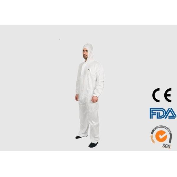 Quality Durable Flame Retardant Disposable Coveralls Type 5 6 For Asbestos Removal for sale