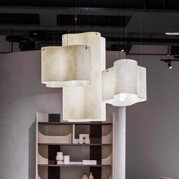 Quality 2000LM White Fabric Chandelier for sale