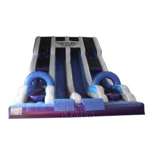 Buy cheap Vertical Rush Giant Blow Up Slide 0.9mm PVC Tarpaulin Made 9.2x5.5x6.7m from wholesalers