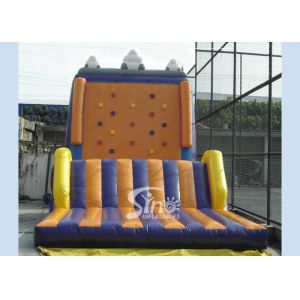 Buy cheap Customized commercial giant inflatable climbing rock wall for entertainment from wholesalers