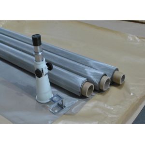 High Tension Polyester Printing Mesh , Chip Electrical Components Fabric Mesh