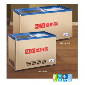 Buy cheap Showcase Island Display Freezer Fridge Customized Painted for Ice Cream product