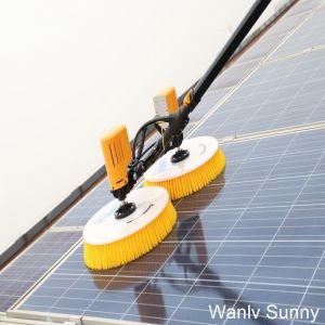 Customized Speed Cleaning Capability Solar Panel Maintenance Brush with Double