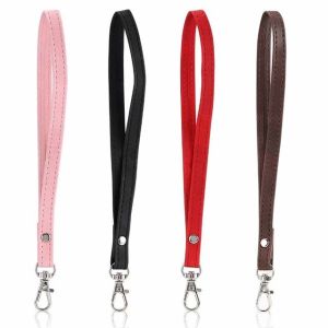 Buy cheap iPhone Leather Hidden Mirror Case with Card Slots Stay Back Cover with Strap from wholesalers