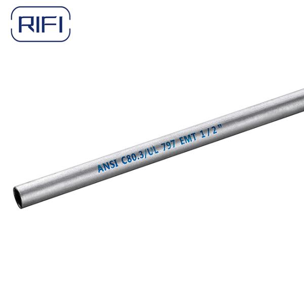 3/4 Inch UL Standard Galvanized EMT Conduit for Electrical Wiring Protection