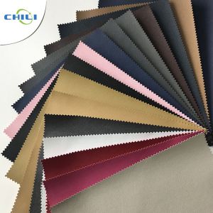 Buy cheap Lightweight Plastic Leather Upholstery Fabric Special Edge Design Non Woven from wholesalers