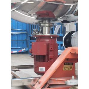 Electrical Heating Top Homogenizer Mixing Tank 2000L For Cosmetics Industry