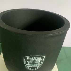 Thermal Shock Resistance Silicon Carbide Crucible 150kg Capacity Cylindrical