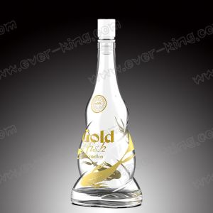 Buy cheap 700ml Twisted Vodka Glass Bottle With Bright Closure from wholesalers