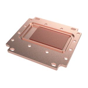 Buy cheap CNC Machining Copper Skiving Fin Heatsink For Water Cooling from wholesalers