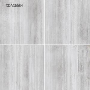 Buy cheap 600*600*10MM Gray Glazed Porcelain Tile For Kitchen Floor Corridor Floor  Cement Straight Line Pattern product