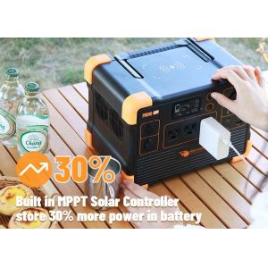 Buy cheap 3500 Recycles 614Wh Portable Solar Generator with 300W Solar Panel and Built-In MPPT Charge Controller from wholesalers