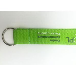 Buy cheap Polyester / Nylon / Bamboo Custom Single Lanyard For School Id from wholesalers