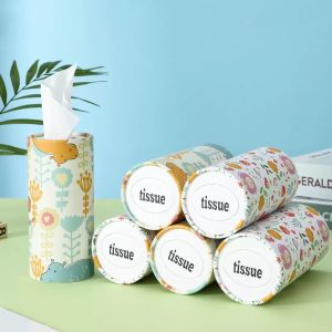 China Custom Sustainable Empty Cylindrical Paper Tube for Paper Tissue Packaging Food Industry Use on sale