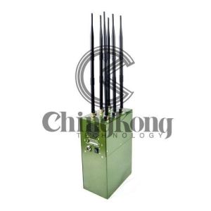 Buy cheap Mini Manpack UAV Drone Signal Jammer Green Middle Power CE Certification from wholesalers