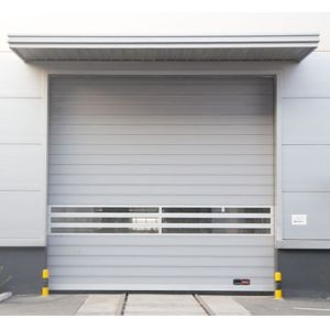 Buy cheap Efficiency Safety Efficiency Wind Resistance ≤2.0KN/m2 Opening Speed 0.8m/s Aluminum Transparent High Speed Spiral Door from wholesalers