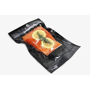 Buy cheap Clear Black Zipper Closure Vacuum Sealer Bags  8 X 12 from wholesalers