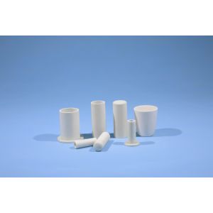 Buy cheap Cylindrical Corundum Mullite , Carbon / Sulfur Analysis Alumina Ceramic Crucible from wholesalers