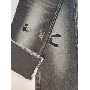 Buy cheap 11.3oz Heavyweight BLACK/BLACK Denim Fabric With 10x7 Construction For Jeans from wholesalers