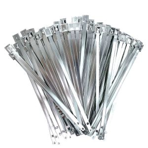 China High Security Pull Tight Fixed Length 20cm Metal Strap Seal Security Metal Strap Seal Tag For Container/Cargo on sale