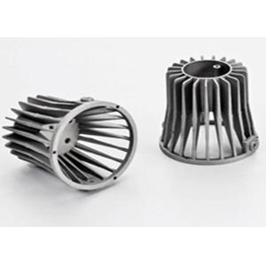 Buy cheap LED Heatsink Aluminum Led Housing Zinc Alloy Sand Blasting Finish from wholesalers