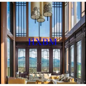 Buy cheap EPDM 5mm Glass Aluminium Clad Timber Windows Soundproof C Notch from wholesalers